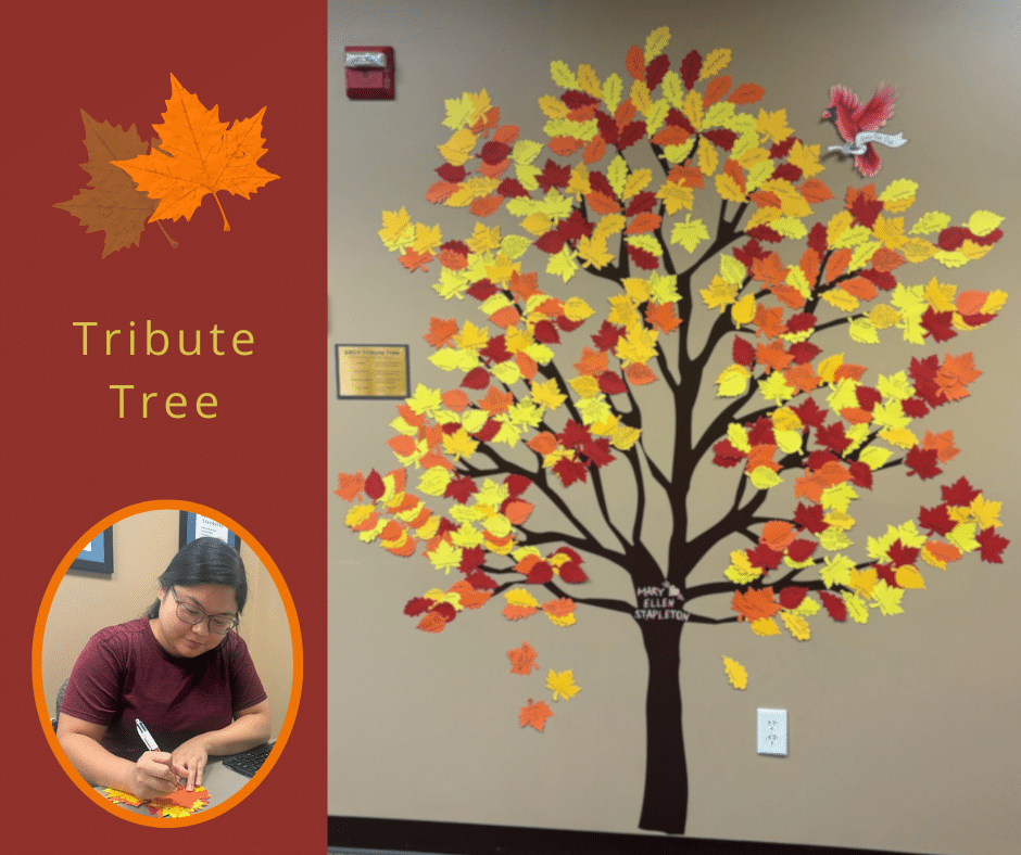 The Arcy Tribute Tree, honoring lives that forever shaped our care.